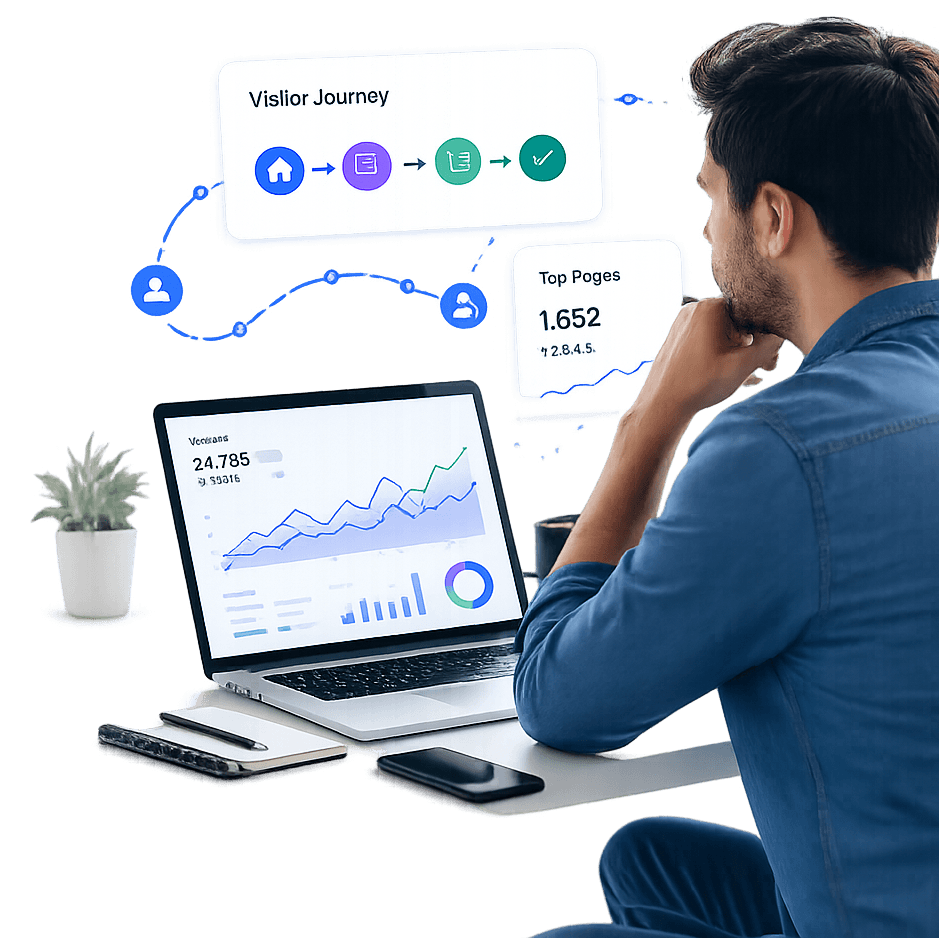 Guide on Understanding the website visitor behaviour -image